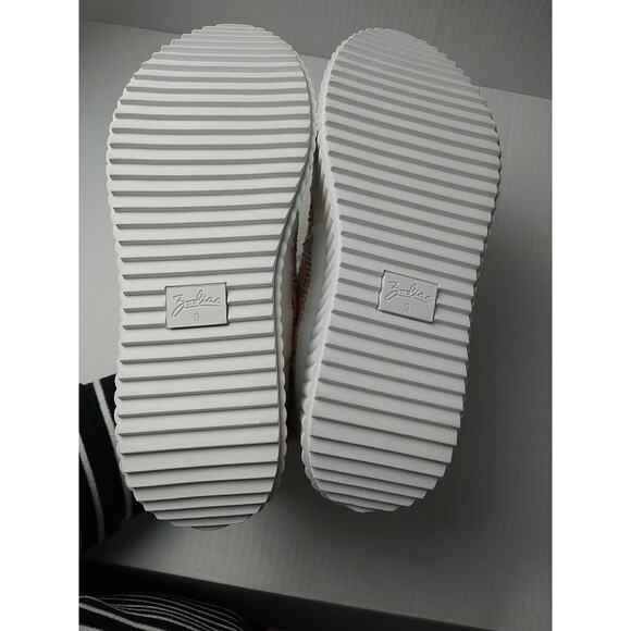 Zodiac Woman 9M Cooper Rainbow Multi Color Weave Lace Up Shoes - Picture 11 of 12